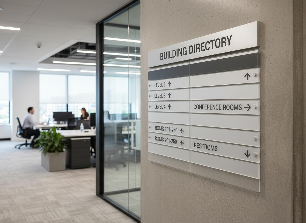 Interior and wayfinding graphics