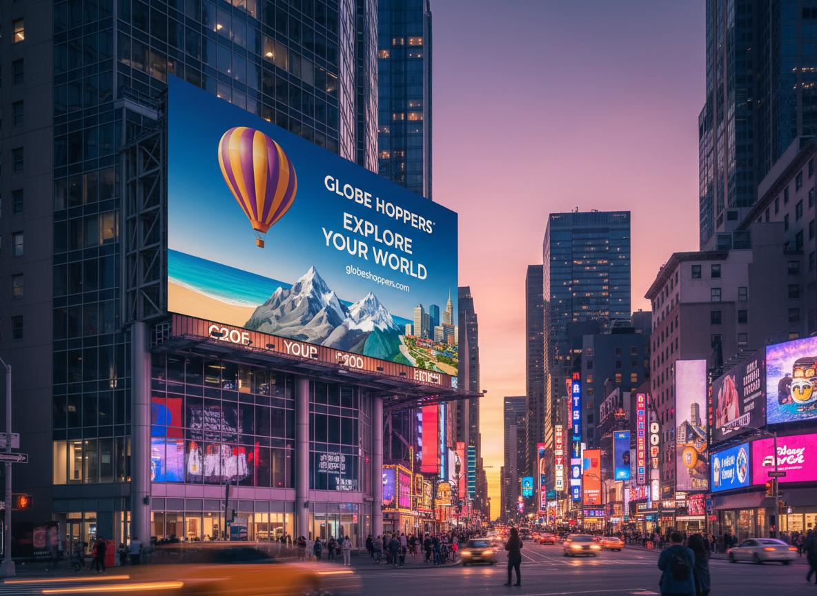 Large-format print campaign